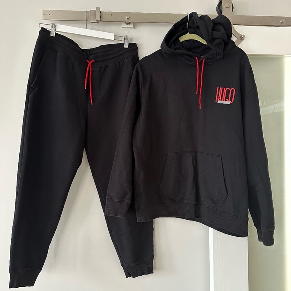 Hugo Boss Black/ red Tracksuit - Picture 1 of 6